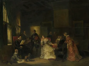 Scena storica con Guglielmo il Silenzioso