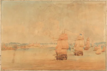 Pocock, la flotta inglese risale lo stretto il 28 marzo 1801