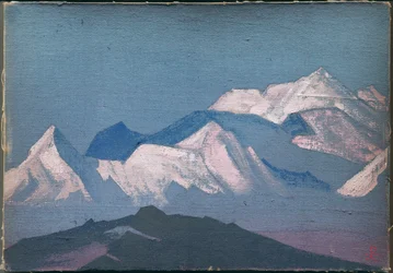 Himalaya, schizzo, 1933