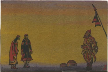 Polovtsiani, Polovtsiani e Fanciulle, costume per "Danza dei Polovtsiani" dall