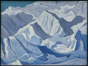 Ascesa innevata, serie "Himalayana", 1924