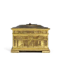 Orologio da tavolo orizzontale inciso di Elisabetta I, c.1590-1600