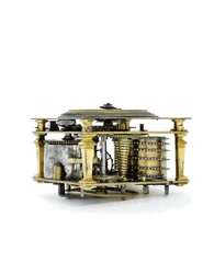 Orologio da tavolo orizzontale inciso di Elisabetta I, c.1590-1600