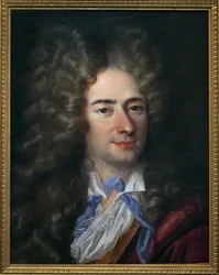 Ritratto di Jean de La Bruyere (Labruyere) (1645-1696), scrittore moralista. Dipinto attribuito a Nicolas de Largilliere (1656-1746). Olio su tela, circa 1690. Museo delle Belle Arti di Quimper.