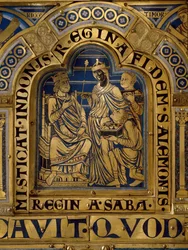 Altare di Verdun realizzato in oro e smalto da Nicolas de Verdun: scene dell