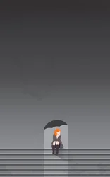 Sola con i miei pensieri. (digitale)