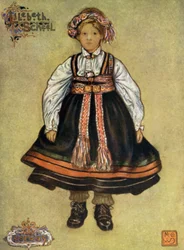 Norvegia: Una piccola contadina di Saetersdalen