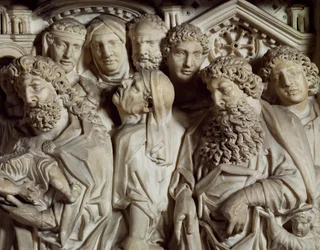 Presentazione al Tempio, pannello del pulpito del Battistero di San Giovanni