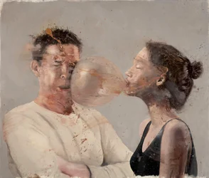 Bolla I (Ragazza con un pugile), 2020