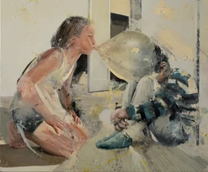 Bambino accovacciato II