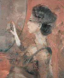Donna allo specchio
