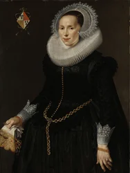 Ritratto di Johanna Le Maire, moglie di Pieter van Son, c.1622-29
