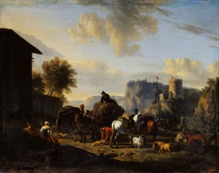 Il riposo del convoglio, XVII secolo
