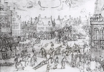 La morte dei cospiratori della polvere da sparo, 31 gennaio 1606 (incisione)