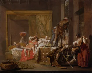 Compagnia in un bordello Messalina e Gaio Silio