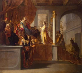 Regina di Saba davanti a Salomone, 1640s