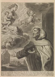 San Agabo di Gerusalemme adora Maria