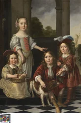 Ritratto di quattro bambini