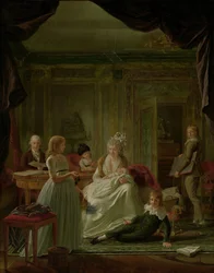 Ritratto di Aernout van Beeftingh, sua moglie Jacoba Maria Boon e i loro figli