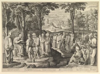 Giovanni Battista predica nel deserto