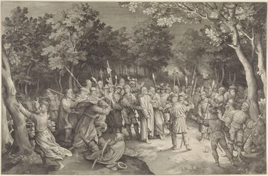 Bacio di Giuda e arresto di Cristo