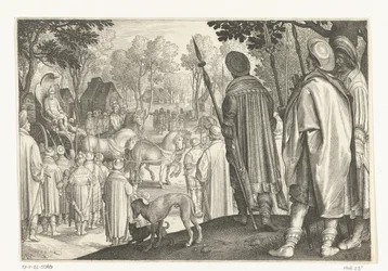 Trionfo di Giuseppe sul carro del faraone