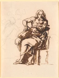 Un poeta che pizzica le corde del liuto