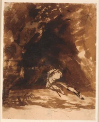 Niels Klim si infila nella caverna