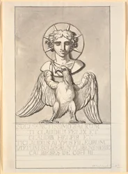 Immagine del dio del sole sopra un