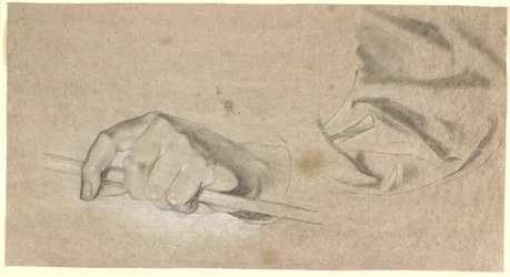 Studio di una mano e un drappo