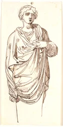 Studio di una erma femminile