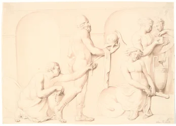 Ulisse scopre Achille tra le figlie di Licomede