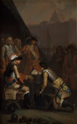 Magnus Stenbock si arrende alla fortezza di Tønning a Federico IV nel 1714