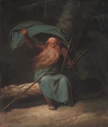 Ossian che canta il suo canto del cigno, 1780-1782