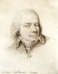 Ritratto del politico francese Charles Maurice de Talleyrand Perigord