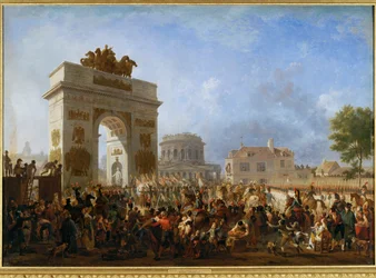 Ingresso della Guardia Imperiale a Parigi, dalla barriera di Pantin, il 15 novembre 1807 ...