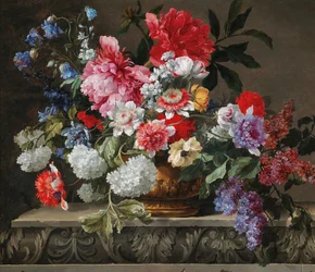 Natura morta di rose, tulipani, anemoni e lillà, seconda metà del XVII secolo