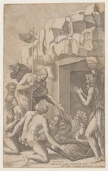 Cristo nel Limbo, dopo Raffaello, 1541