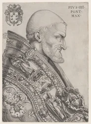 Ritratto di Papa Pio IV, metà del XVI secolo