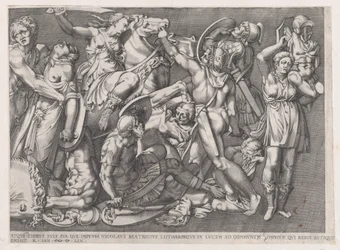 Speculum Romanae Magnificentiae: Battaglia delle Amazzoni, 1559