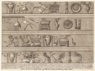 Speculum Romanae Magnificentiae: Strumenti sacrificali basati su antichi rilievi