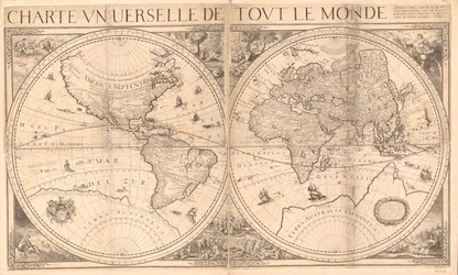 Rilievo mostrato pittoricamente. Include note. Le illustrazioni includono immagini del giardino dell