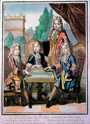 I nipoti di Luigi XIV, Luigi Duca di Borgogna, Filippo Duca d