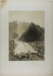 Terni: Cascate di Marmo, lastra venti da Italie Monumentale et Pittoresque