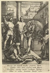 La flagellazione di Cristo, dalla Passione di Cristo