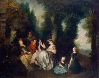 Festa in giardino, 1690-1743