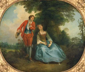 Pastorella dormiente, ca 1730
