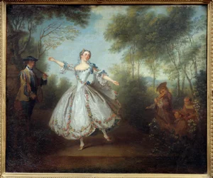 La danzatrice Marie Anne Cuppi (1710-1770) detta la Camargo danzante