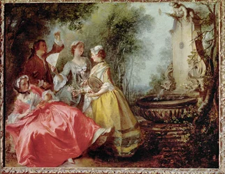 Le quattro ore del giorno - mezzogiorno (olio su rame)