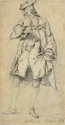 Giovane uomo in piedi
